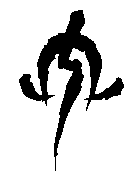 Schwarze Furien-Glyphe